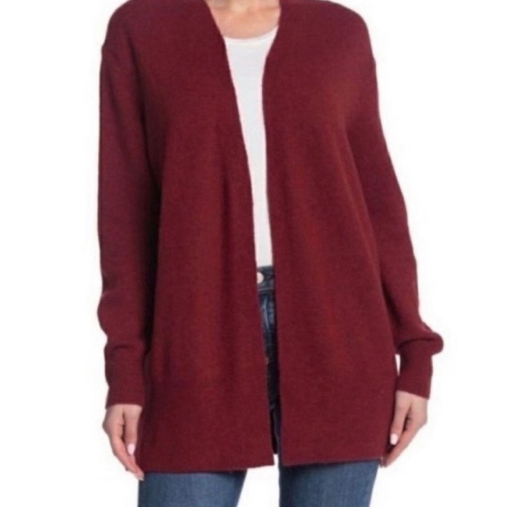 Madewell Cozy Cardigan Maroon
